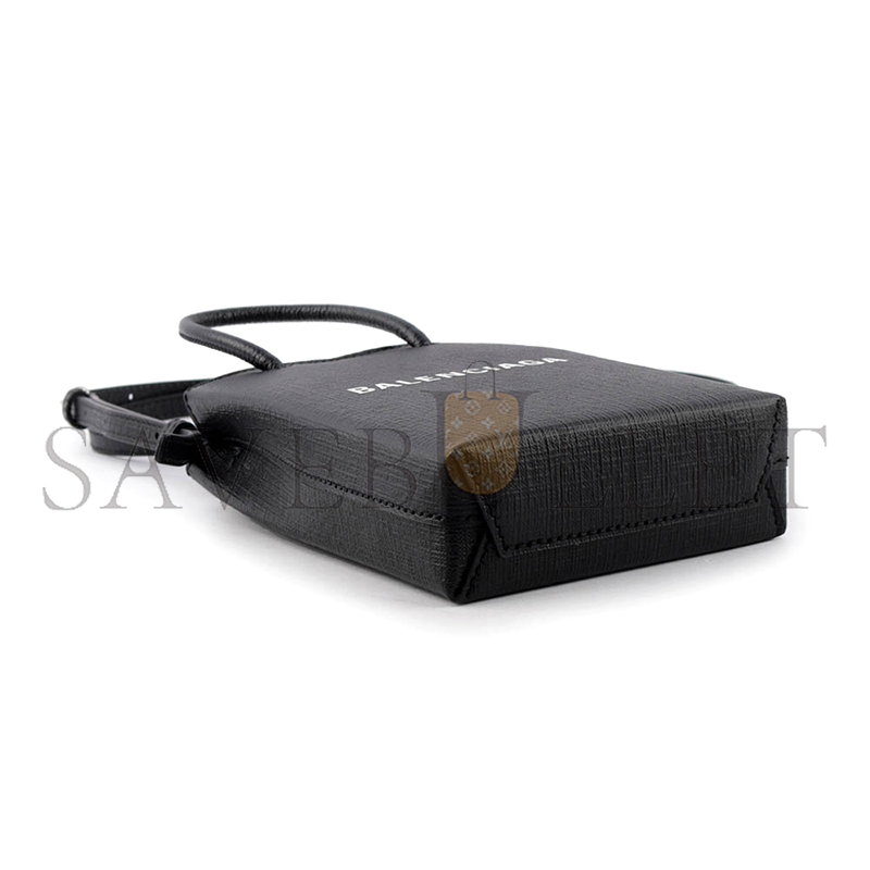 Ba*len*cia*ga shopping phone holder bag black 593820 (18*11*5cm)